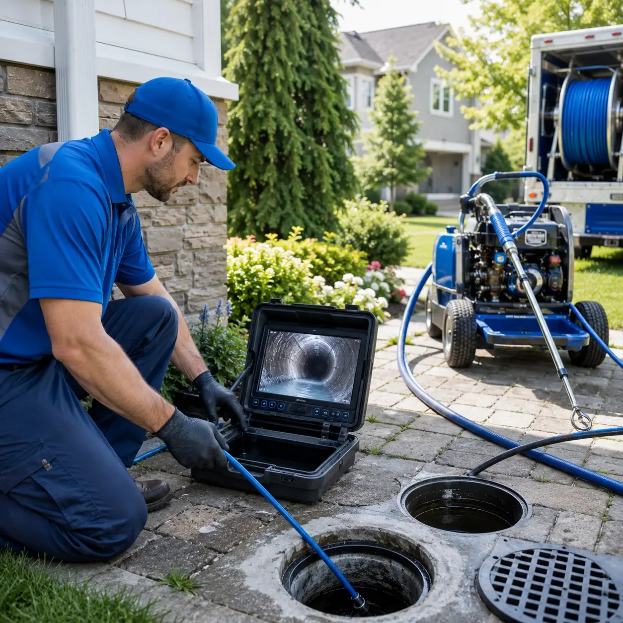 Outdoor drain cleaning professionals serving Burnt Ranch, CA
